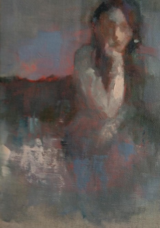 Figure in Middle Tone Blues