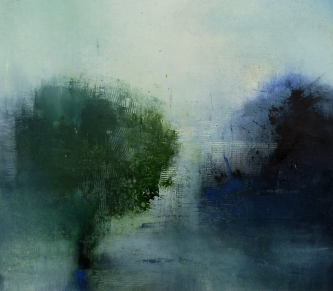 Misty Blue Lake Shoreside