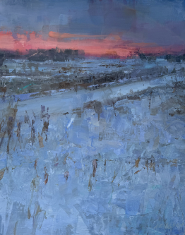 Georganna Lenssen • Winter Cornfield | SOLD