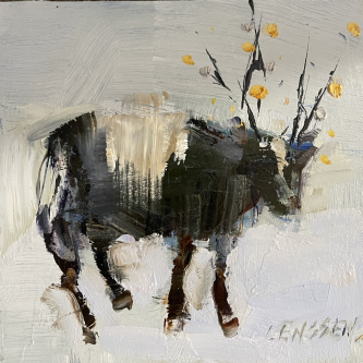 Christmas Cow | SOLD