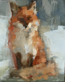 Georganna Lenssen • Winter Fox | SOLD